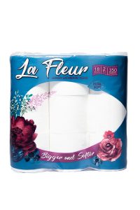 Le Flour bathroom tissues 18roll per pack.