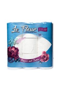 Le Flour bathroom tissues 9roll per pack.