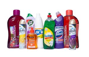 Household and personal hygiene hamper.