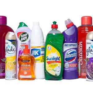 Household and personal hygiene hamper.